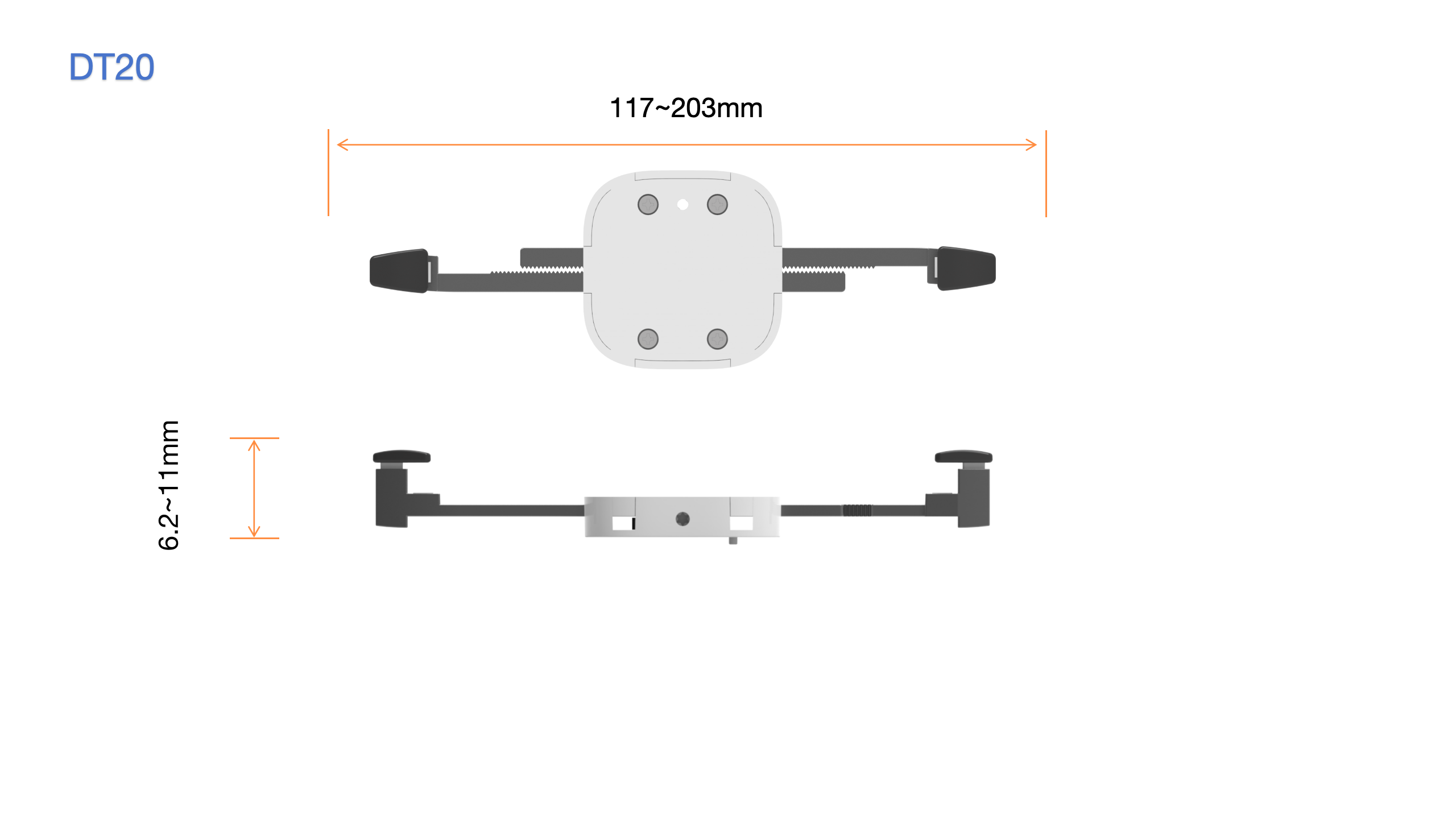 DT20 2 Claws Tablet Bracket